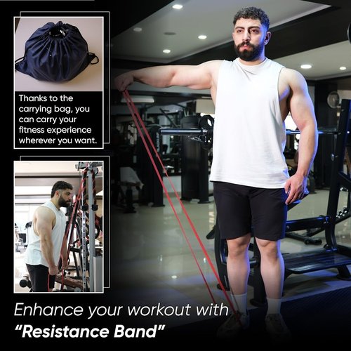 FORCENA Twister Arm Trainer 20-60 lbs - Chest Workout Equipment, Forearm Strengthener - Adjustable Resistance, Home Workout Equipment with Video Program, 21 Day Challenge, Resistance Band & Carry Bag