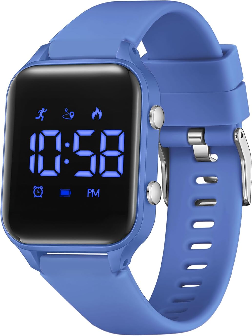 Skiennix Kids Digital Sports Watch - Waterproof Fitness Tracker with Pedometer & Alarm | Ages 5-14