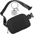 Skiennix Mini Black Fanny Pack - Stylish Crossbody Bag for Men & Women | Perfect Gift for Mom