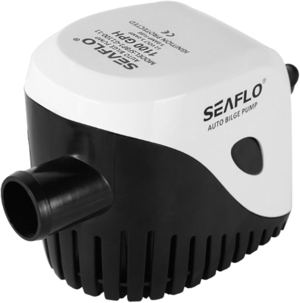 SEAFLO 1100GPH Automatic Submersible Bilge Water Pump - Magnetic Float Switch | 4-Year Warranty