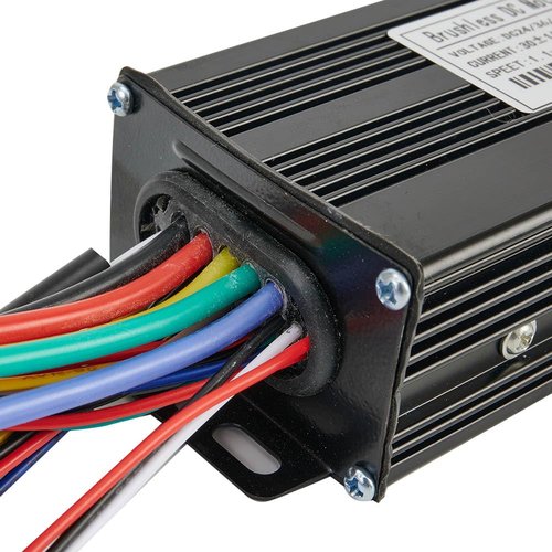 Ebike Controller JN Sine Wave Brushless Motor Controller 24V/36V/48V 30A 750W/1000W 3 Mode Aluminum For Electric Bike Or Scooter Motors For UART No.2 Protocol With Or Without Hall Sensor Black
