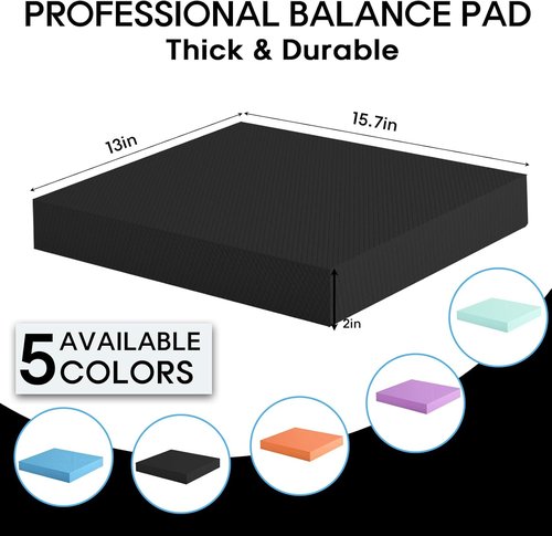Balance Pad - Premium Non-Slip Stability Trainer for Balance, Stretching & Rehabilitation