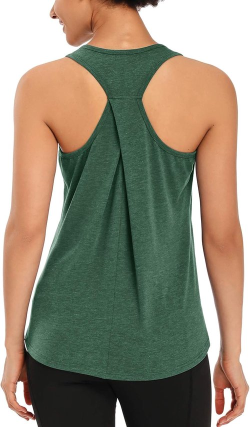 Muzniuer Women's Yoga Tank Tops - Sleeveless Athletic Workout Shirts | Comfortable Gym Wear