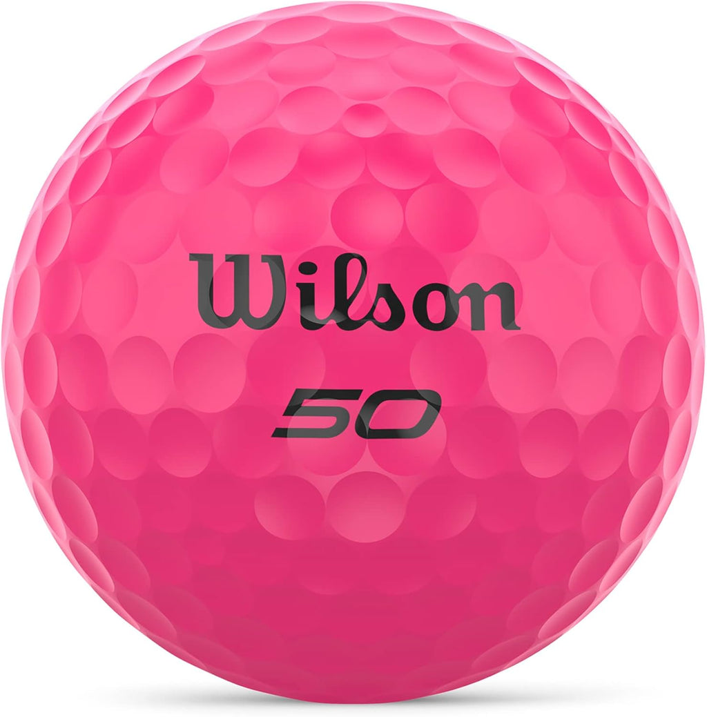 Wilson Fifty Elite Golf Balls - Premium 12 Pack for Enhanced Performance & Distance