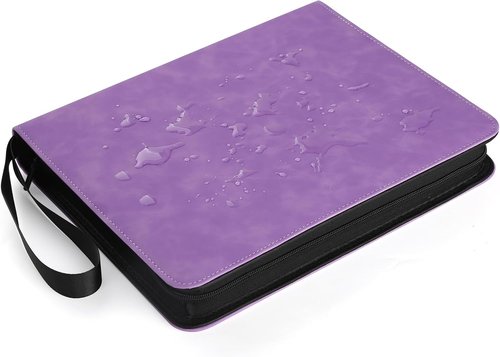 GERMUN 720 Card Binder - Premium 9 Pocket Double-Sided Album for Trading Cards | Light Purple
