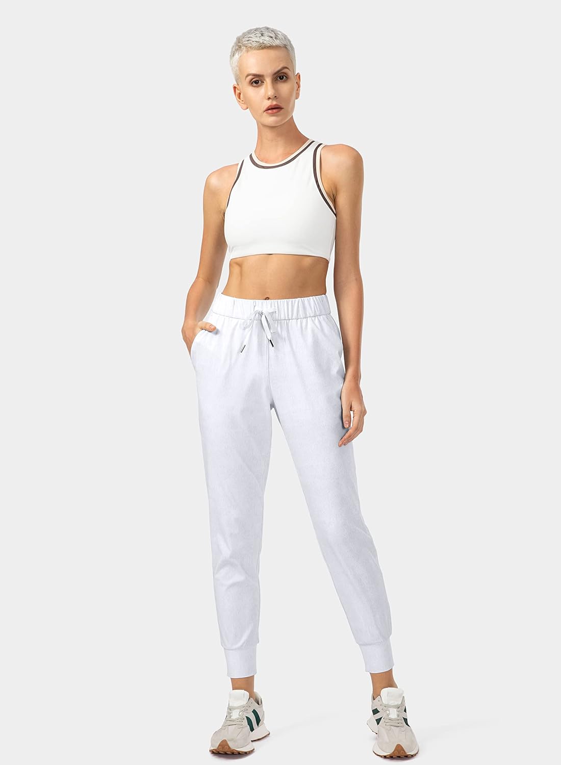 SANTINY Women's Joggers - Comfortable Running Sweatpants with Pockets | Ideal for Lounge & Workouts