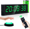 YZ Gym Clock - Digital Workout Timer with Remote | Interval Stopwatch & Countdown, 12/24H Display