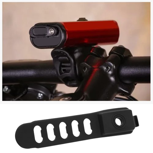 Briny River 2X Bicycle Light Replacement Rubber Strap 1-LED-RP-STR-V404 Compatible with Lezyne Y9