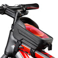 ZPZEZT Waterproof Bike Frame Bag - MTB/Road Bike Top Tube Phone Holder for Phones Under 7", Universal Bicycle Phone Pouch with Rain Cover & Shockproof Design, Commuter Cycling Accessories