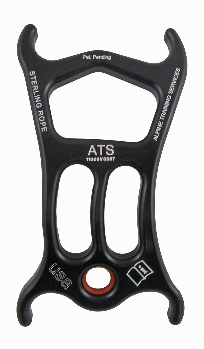 Sterling Rope ATS Device, Black, 5 x 2 x 3/8-Inch