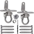 Skiennix 2-Pack Stainless Steel Swing Hangers - Heavy Duty Anti-Rust Design | 180° Silent Bearing, 1500LB Capacity