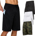 Ultra Performance Men's Athletic Running Shorts - 5 Pack Loose Fit Gym & Basketball Shorts with Zippered Pockets