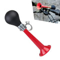 Bawkars Bike Horn, 7.87" Classic Horn Metal Squeeze Clown Horn, Loud High Volume Bicycle Horn for Adults, Fits Bicycles, Motorcycles, ATV (Red)