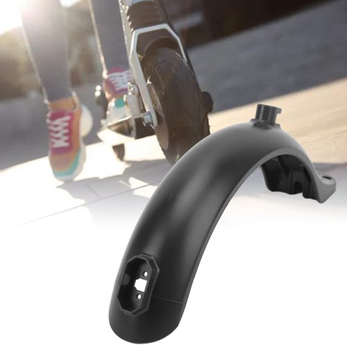 Electric Scooters Rear Mudguard, 4 Hole Scooter Rear Black Fenders Bracket Scooter Replacement Part Accessory