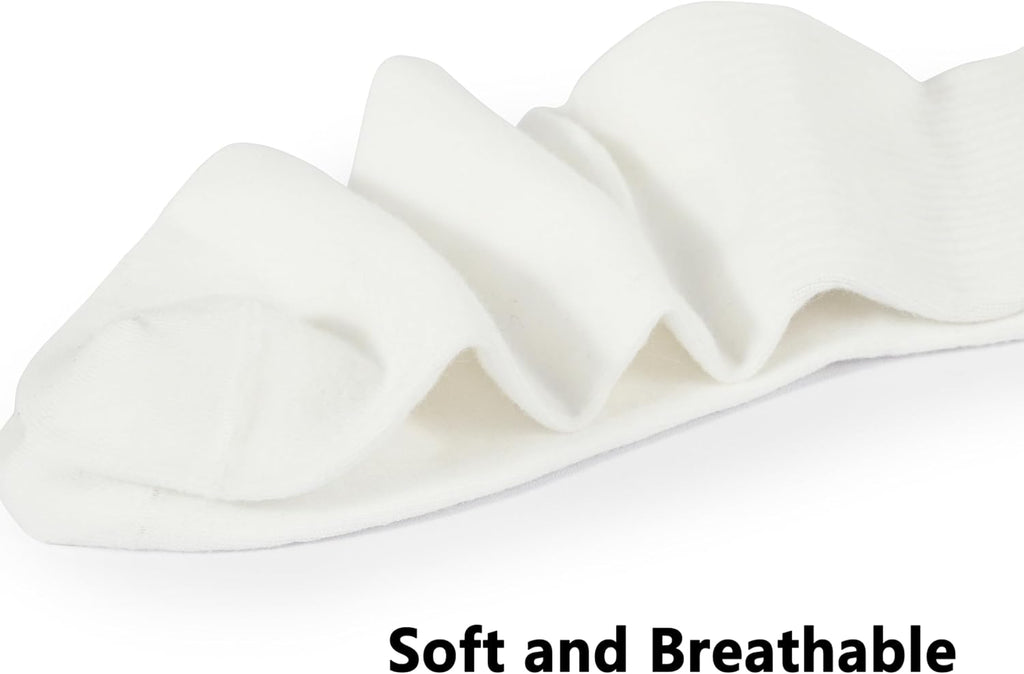 BomKinta Women Casual Calf Socks - Soft Cotton Crew Socks for Comfort | 6 Pairs, Size 5-10