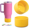 Yoleike Silicone Boot for Hydrojug Traveler 40 oz Tumbler - Anti-Slip Protective Sleeve, BPA Free
