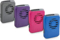 O2COOL Deluxe Personal Necklace Fan - Hands-Free, Battery Operated Mini Cooling Device | 3 Pack in Random Colors
