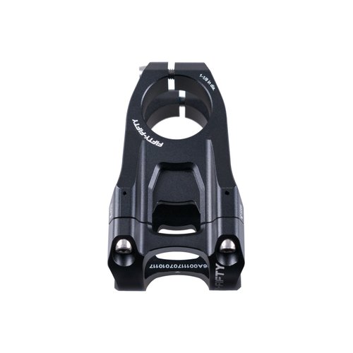 FIFTY-FIFTY Aluminum Alloy Mountain Bike Stem for 1-1/8 Steer Tube 31.8mm Handlebar, Short Handlebar Stem for All Mountain, MTB, Downhill, Freeride(35mm, Black)