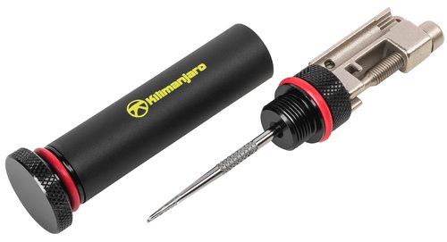Kilimanjaro Handlebar-Fitting Bicycle Tool Kit – Compact Bike Repair Set with Chain Tool, Spoke Wrench, Tire Plugs, Hex, Torx & Phillips Bits – Barend Storage Handles – 910531ECE