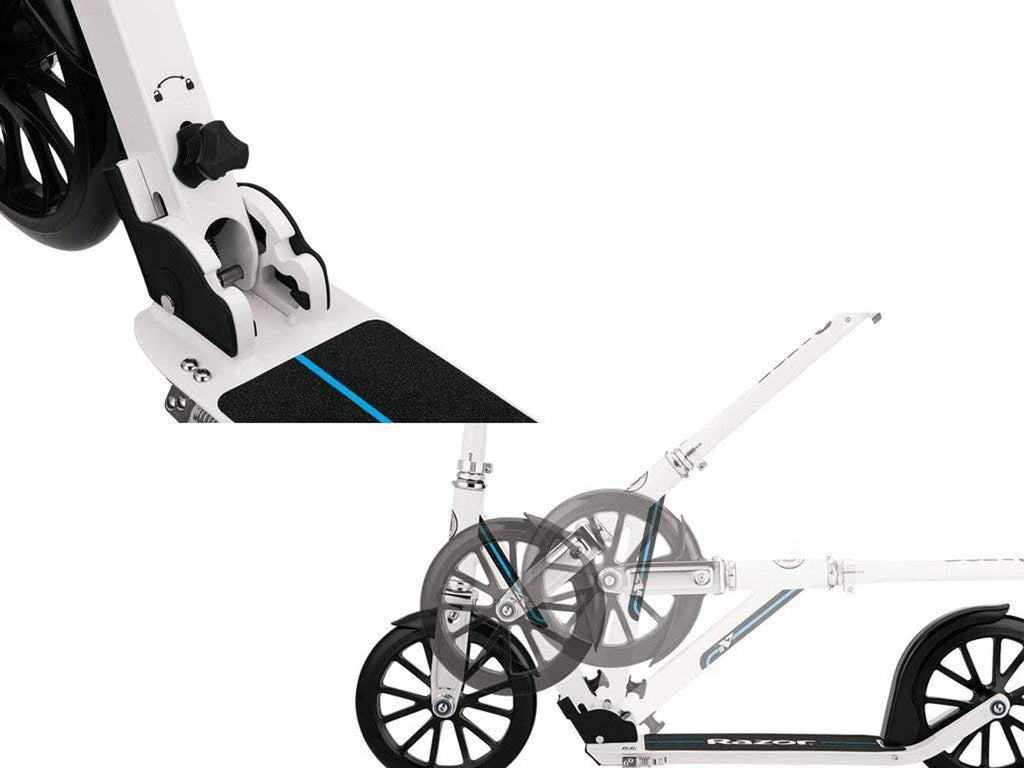Razor A6 Kick Scooter for Kids 8+ | Extra-Tall Handlebars & Longer Deck, 10" Wheels, Anti-Rattle Tech