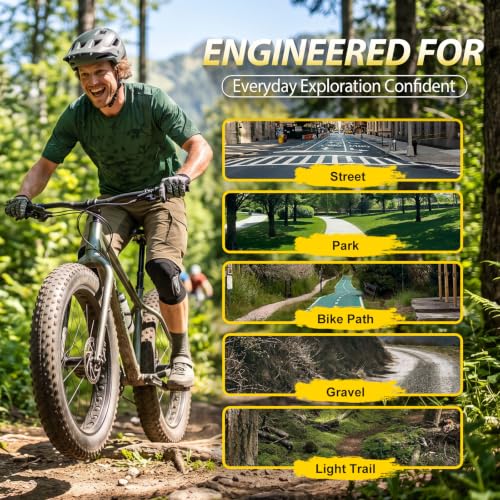 20x4.0 Inch Fat Bike Tire - Foldable Replacement for E-Bike & MTB, Off-Road