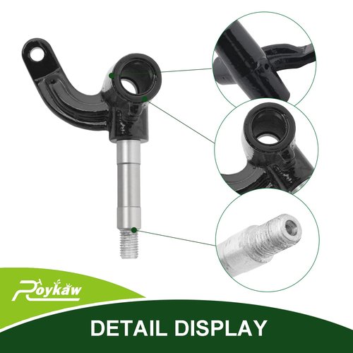 Roykaw EZGO RXV Spindle Assembly for 2008-up Gas and Electric Golf Cart Models, Driver Side, Replaces OEM # 601413, 607413