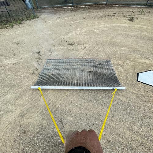 Yard Tuff Heavy-Duty Steel Mesh Drag Mat for Lawn & Surface Leveling