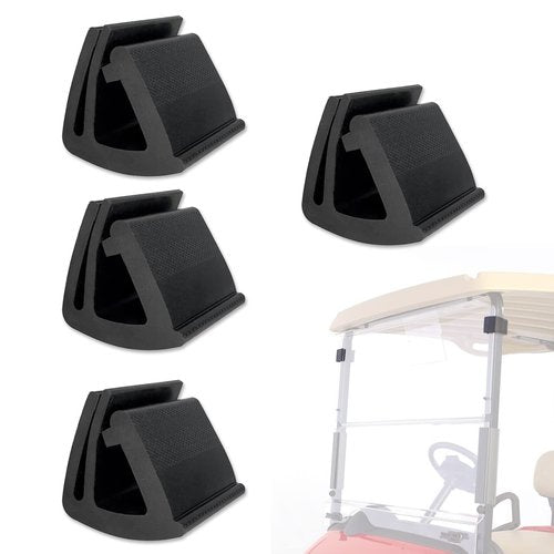 asdmm Golf Cart Windshield Retaining Clips, Upper Windshield Grip OEM Replacement Accessories Compatible with Club Car, Yamaha, EZGO Golf Carts, Replaces OEM# 102005801, 4 PCS