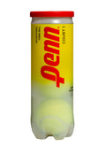 Penn Court 1 Recreational Tennis Balls - Regular Duty Felt Pressurized Tennis Balls - 1 Can, 3 Balls