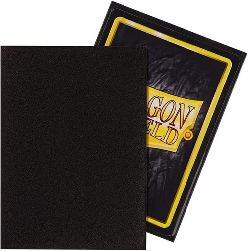 Dragon Shield Outer Sleeves - Matte Black 100 Ct - Durable Card Sleeves for Pokémon, Magic: The Gathering & More