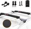 HEYTRIP Roof Rack Pads - 30" Aero Crossbar Pads for Kayak, Surfboard, SUP & Canoe with 15FT Straps & Bag