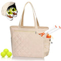 megarte Tennis Tote Bag With Shoe Compartment For Men & Women Pickleball Tote & Waterproof Tennis Tote Holds 2-4 Rackets With Shoe Compartment, Wet Pocket, Sports Travel Duffle Fits 15.6" Laptop