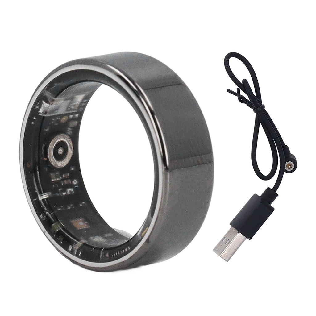 OPPWONG Smart Ring, Intelligent Fitness Ring Sleep Ring Step Tracker Ring Health Monitor Ring Automatic Sleep Detection Health Ring for Men Women (8 Size)