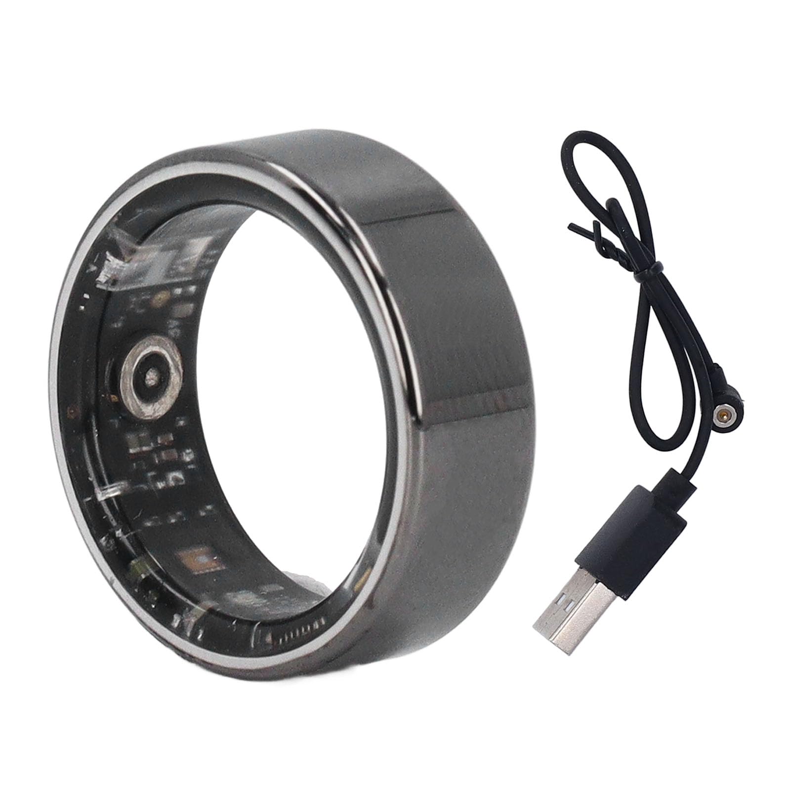 OPPWONG Smart Ring, Intelligent Fitness Ring Sleep Ring Step Tracker Ring Health Monitor Ring Automatic Sleep Detection Health Ring for Men Women (8 Size)