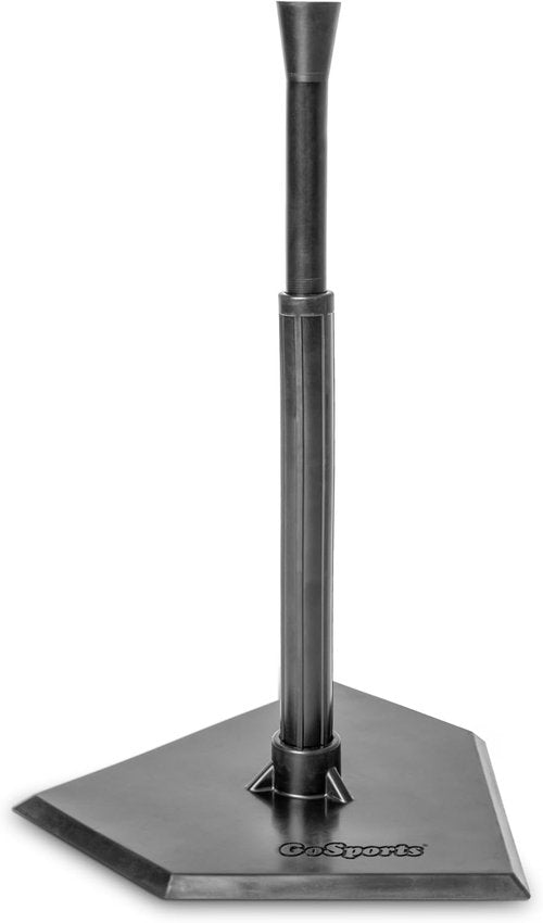GoSports Batting Tees - Adjustable Rubber Hitting Tee for Baseball & Softball | Jr. or Standard Size