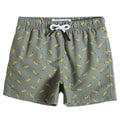 maamgic Boys Swim Trunks Toddler Swim Shorts Little Boys Bathing Suit Swimsuit Toddler Boy Swimwear,Banana-Matcha Green,10 T