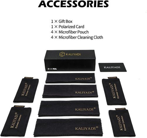 KALIYADI Sunglasses Men Polarized for Mens and Womens Unisex Sun Glasses for Driving UV Protection