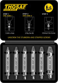 Regine Switzerland Damaged Screw Extractor Set - Easy Removal Tool for Stripped Screws & Bolts | Perfect Gifts for Dad