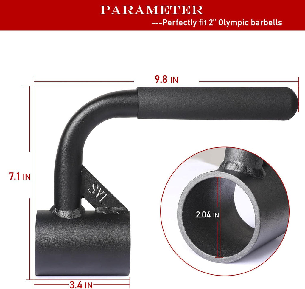 SYL Fitness Single Arm Landmine Handle - T Bar Row Attachment for 2-Inch Olympic Barbell