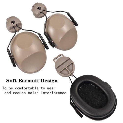 Lightweight Construction Tactical Fast Helmet Integrated NVG Mount Adjustable Size for Adult and Teenager (TAN)