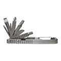 PELZ 12 in 1 Multi Tool Carabiner, Folding Tool Kit, Keychain Multitool, Screwdrivers, Bottle Opener, Phone Holder for Camping, Hiking, Everyday Use
