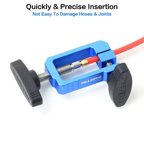 ALEOED Professional Needle Driver Insertion Tool and Hydraulic Hose Cutter for Bicycle MTB Road Bike Olive Banjo Fitting Insert Install