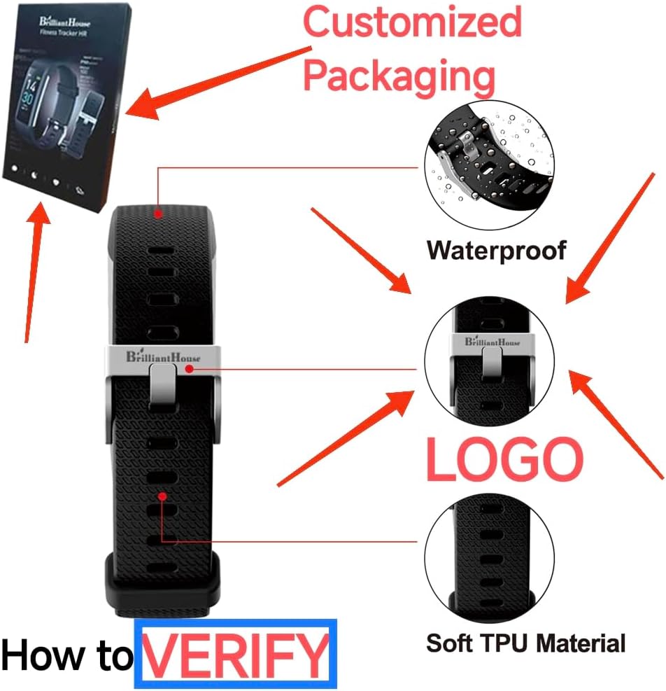 Skiennix Fitness Tracker - Heart Rate Monitor & Step Counter | IP68 Waterproof Smart Watch for Men & Women