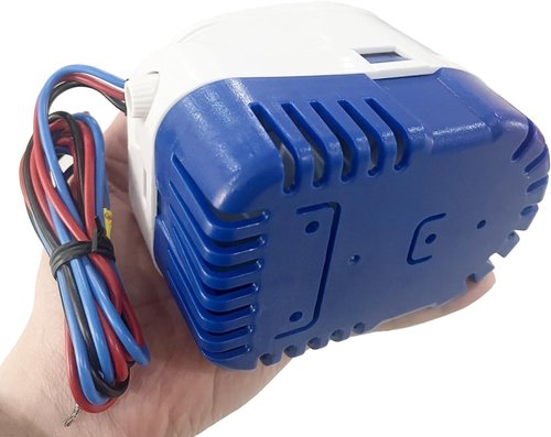 Automatic Submersible Bilge Pump by [Brand Name] - 12V 1100GPH with Built-In Float Switch | 1-1/8 Inch Dia