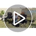 High Point Sports Blue Portable Camping Chair for Adults 250 lbs Support - Foldable & Lightweight