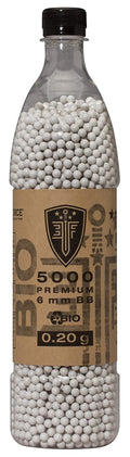 Elite Force Premium Biodegradable 6mm Airsoft BBS Ammo, .20 Gram, 5000 Count