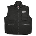 Rothco Security Ranger Vest - Tactical Outdoor Utility Cargo Jacket with Multiple Pockets (US, Alpha, X-Large, Regular, Regular, Black)