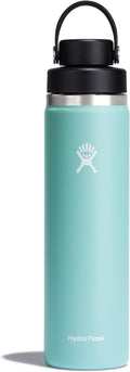 Hydro Flask Water Bottle - Insulated Stainless Steel with Wide Mouth Chug Lid | 24 Oz Dew, Leakproof