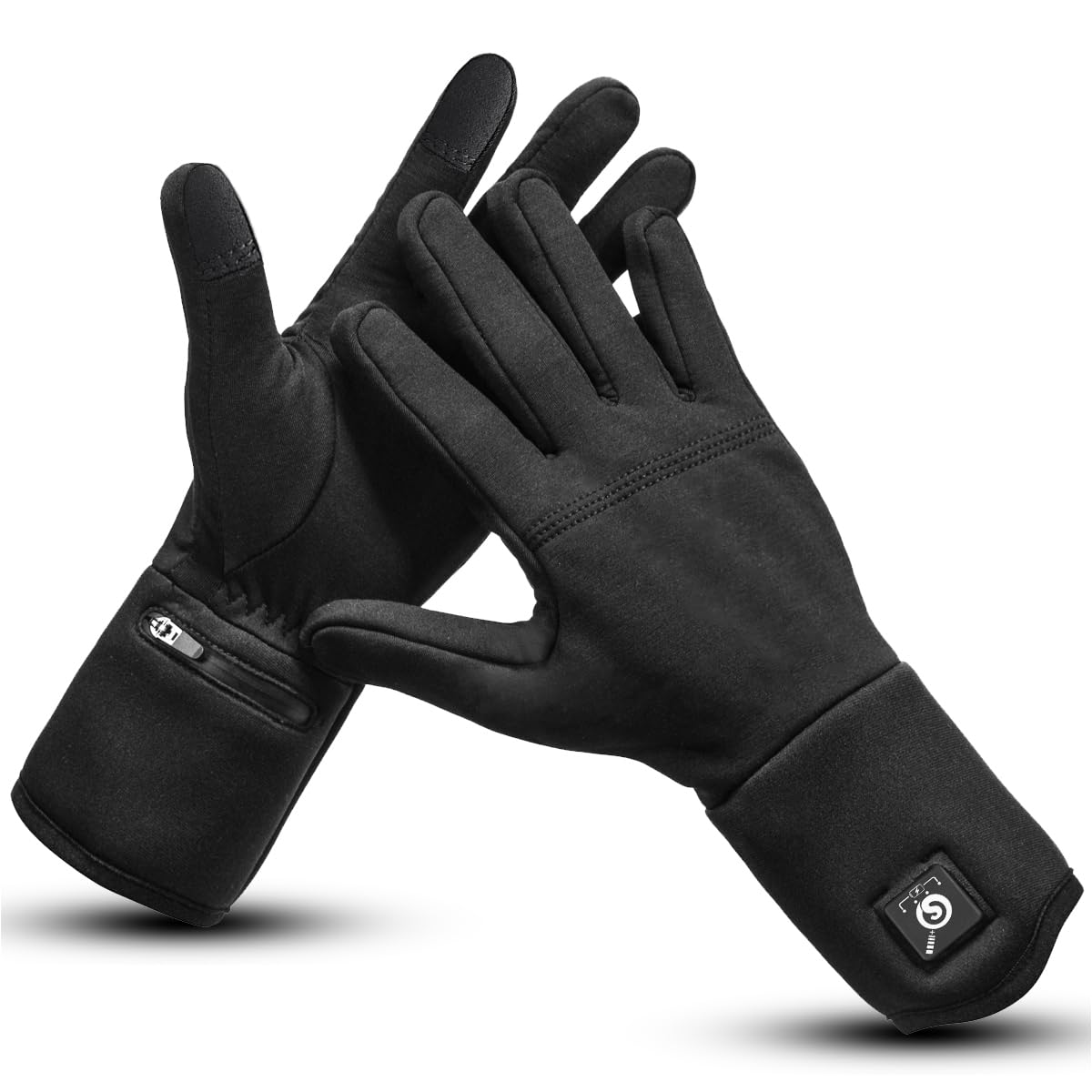 day wolf Heated Glove Liners Electric Gloves for Men Women Rechargeable Battery Hand Warmer for Winter Sports Snow Biking Riding Skiing Cycling Hunting Snowboarding