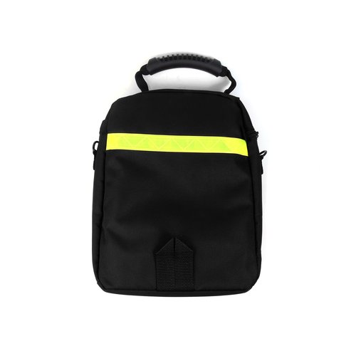 Jipemtra First Aid Bag AED Medical 1st Aid Empty Rescue Defibrillator First Responder Bags for Emergency Critical Healthcare Protection (Bag Only) (Black)